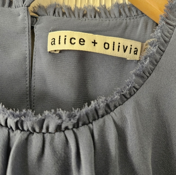 Alice + Olivia Idalla Silk Blouse Size XS - Picture 5 of 9